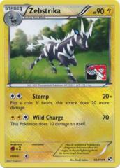 Zebstrika 42/114 Crosshatch Holo Promo - 2012 Pokemon League